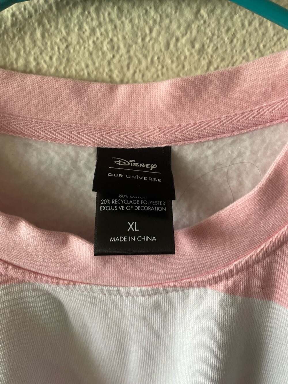 Disney Our Universe The Aristocats Marie Pink and White Striped Sweatshirt - Picture 3 of 7